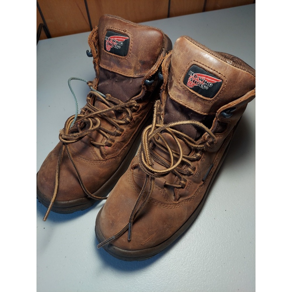 Red Wing Boots Womens 9.5 Waterproof Work Electrical Hazard EH Brown 1627